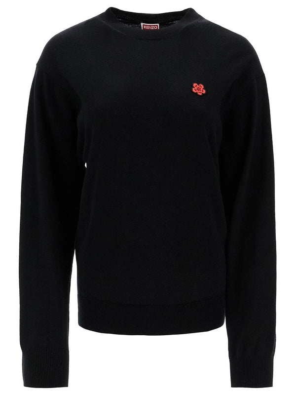 KENZO - Bokeh Flower Embroidery Wool
  Knit - Jente