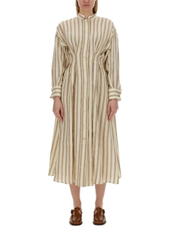 Yole Stripe Linen Dress