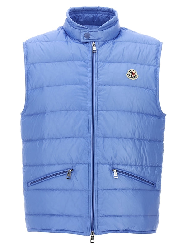 Gui Logo Patch High-neck Down Padded Jacket