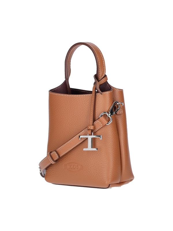Tod'S Brown Tote Bags