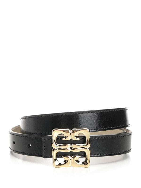 4G LIQUID Buckle Leather Belt