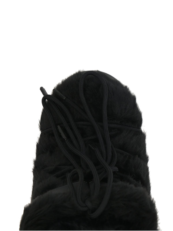 Moon Boot Black Lace-Up Boots