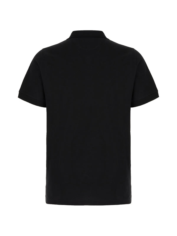 FF Logo Jacquard Cotton Polo Shirt