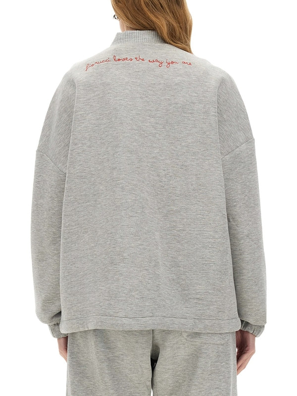 ZIPPERED SWEATSHIRT "ANGEL" Jackets