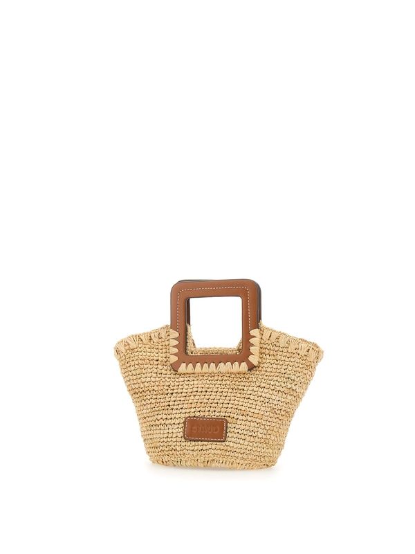 Shirley Raffia Mini Tote Bag
