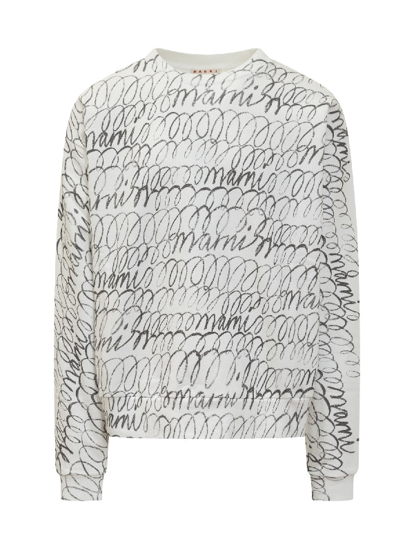 All-Over Logo Printed Sweatshirt