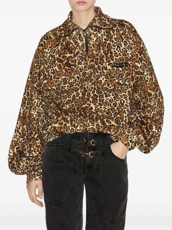 Wilda Leopard Printing
  Sweatshirt