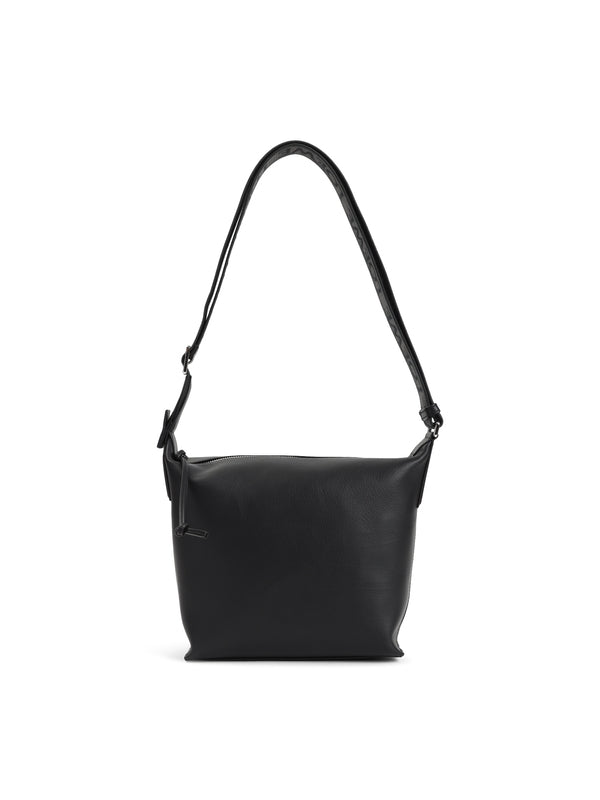 Cubi Logo Band Leather Small Crossbody Bag