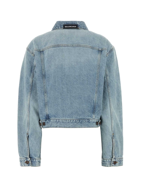 Back Logo Patch Denim Jacket