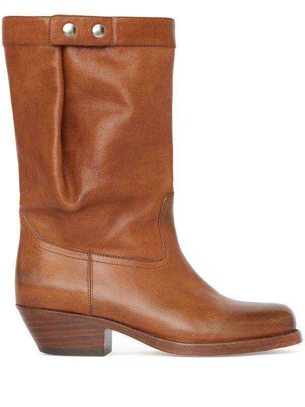 Ademe Leather Mid Boots