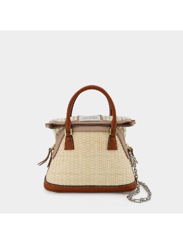 5ac Classic Rattan Micro Tote Bag