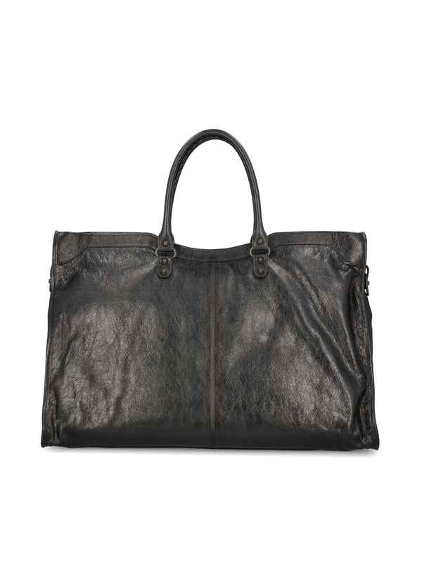 City Leather Boston Bag