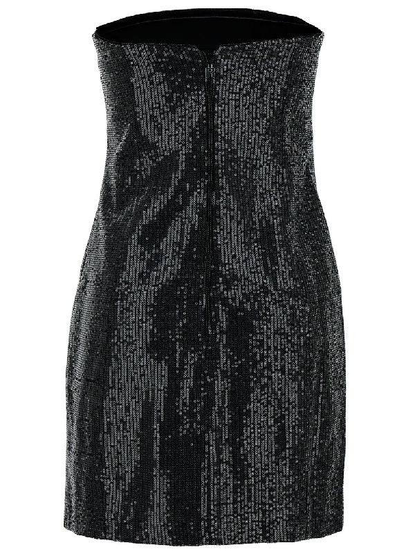 Twill Sequin Mini Dress