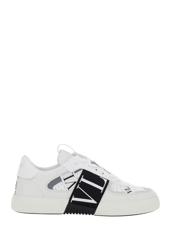 Valentino White Low Top Sneakers