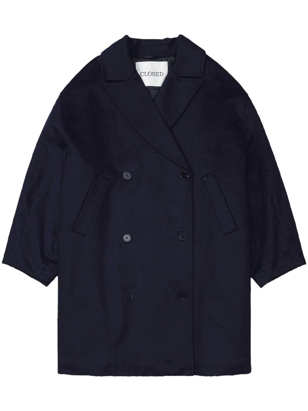 Double-Breasted Wool Blend
  Peacoat