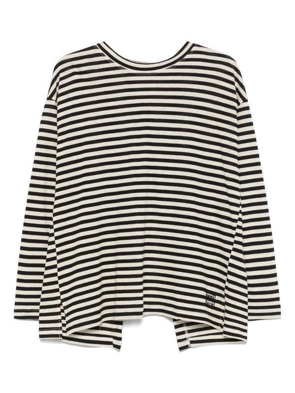 Alejandra Back
  Bow Stripe Long Sleeve Top