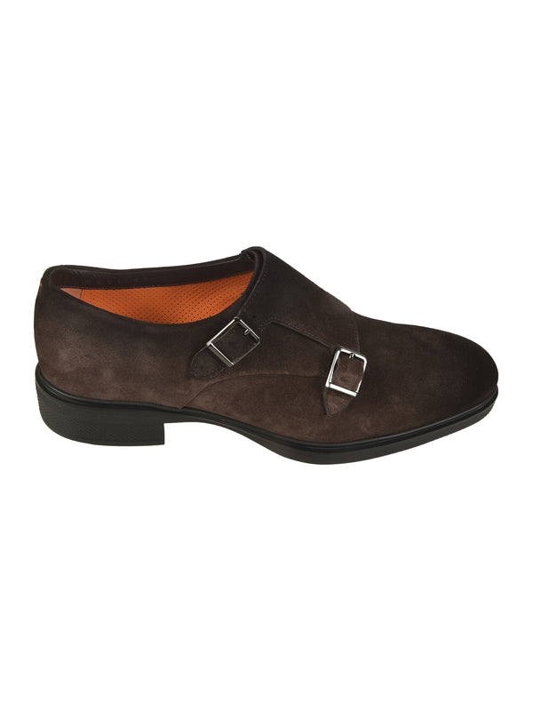 Suede Monkstrap Shoes