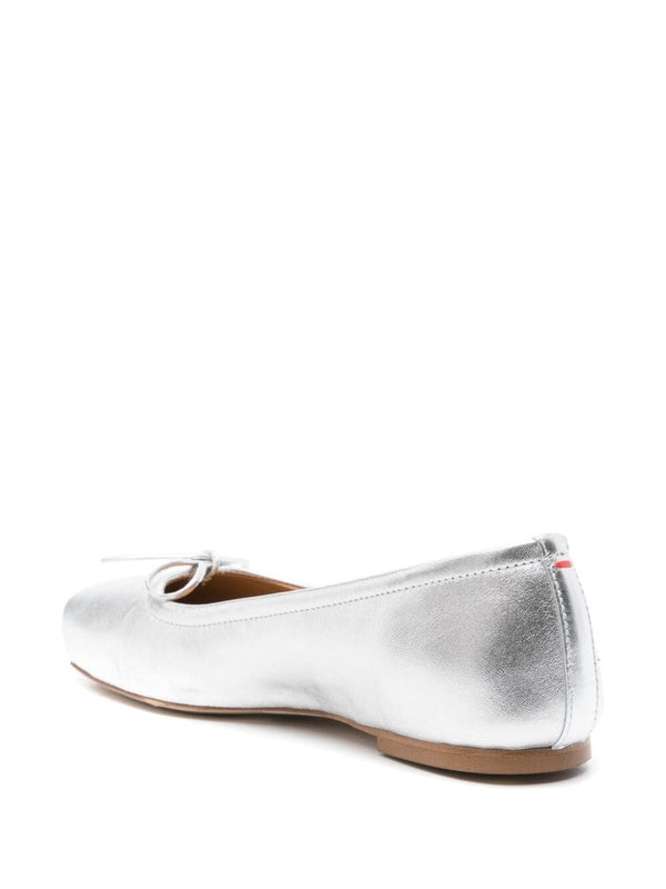 Ady Silver Flat Shoes