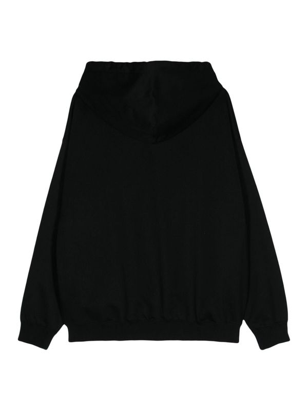 Chest Logo Cotton Zip-up Hoodie