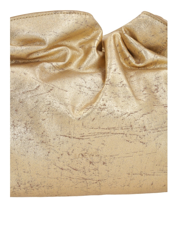 Flamenco Metallic Leather Clutch