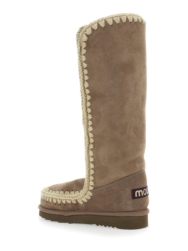 Mou Beige High Boots
