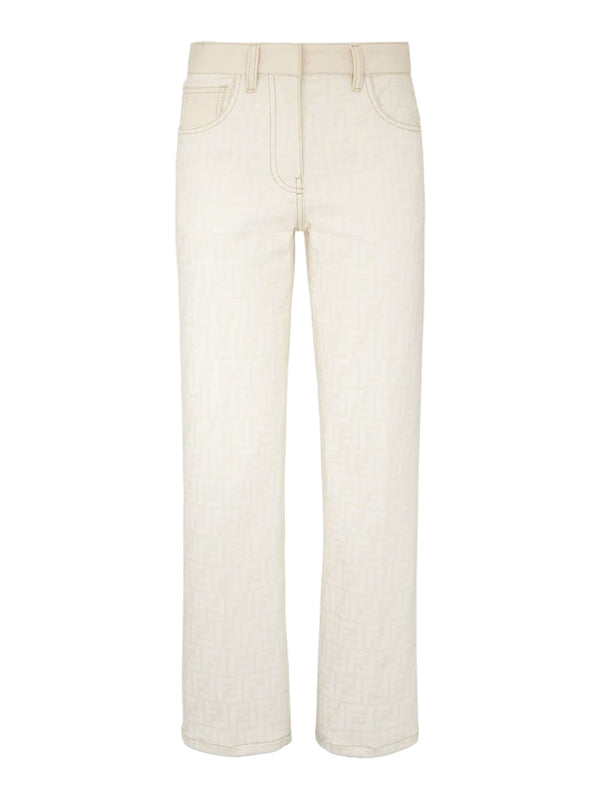 Allover FF Jacquard Denim
  Pants