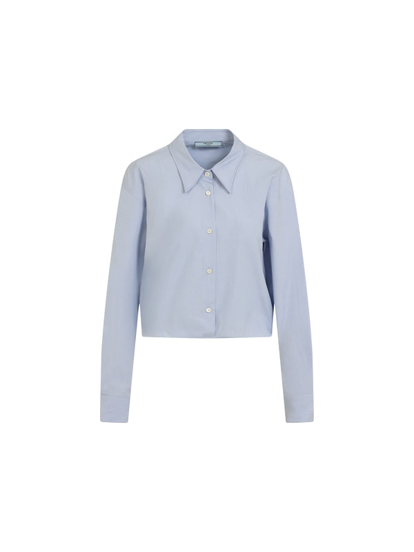 Back Triangle Logo Cotton Shirt