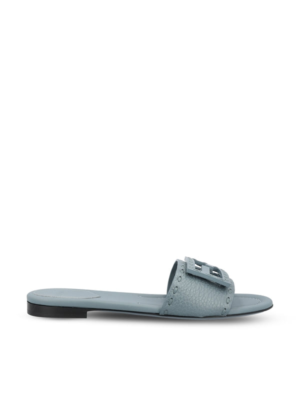 Fendi Blue Slides