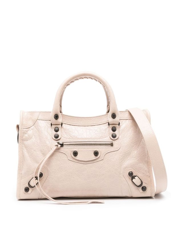 Balenciaga City Small Beige Tote Bags