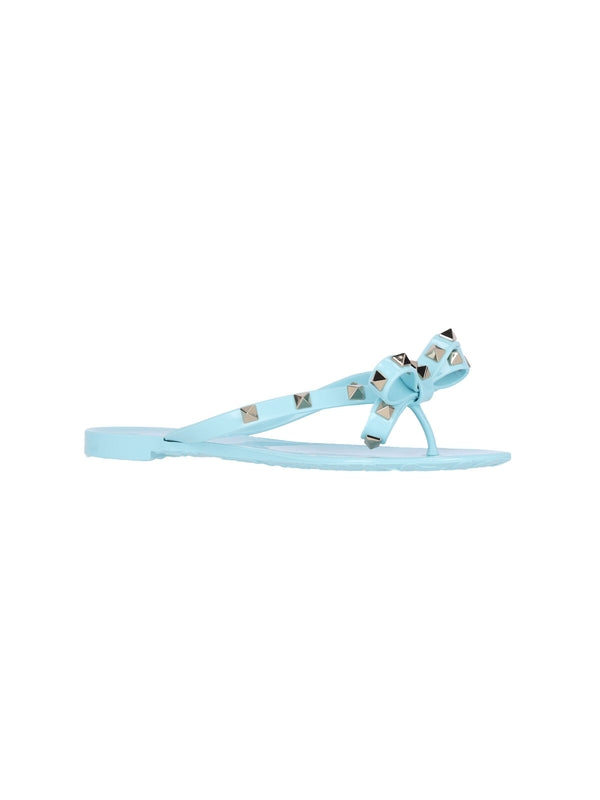 Rockstud Bow Detail Flip-Flops