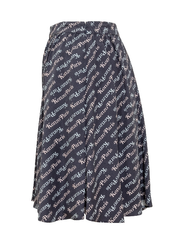 Allover Verdy Logo Flare Skirt