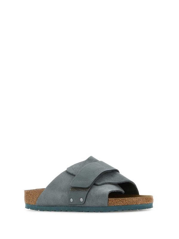 Birkenstock Blue Slides