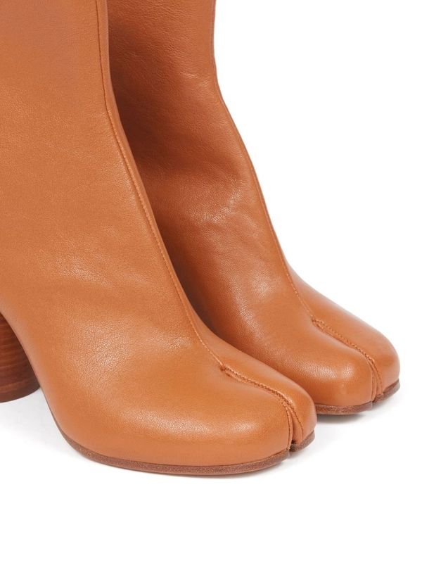 Tabi Leather Ankle Boots