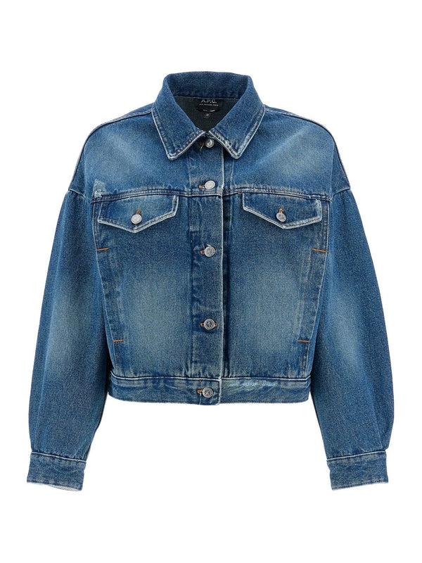 Distressed Detail Denim Jacket