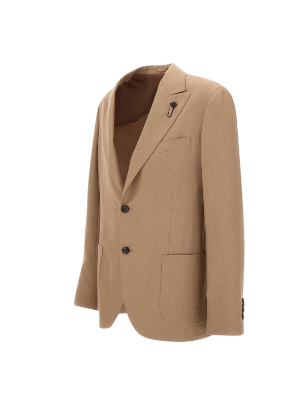 Lardini Beige Tailored Jackets
