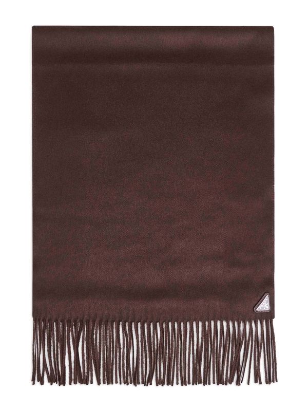 Prada Brown Wool Mufflers