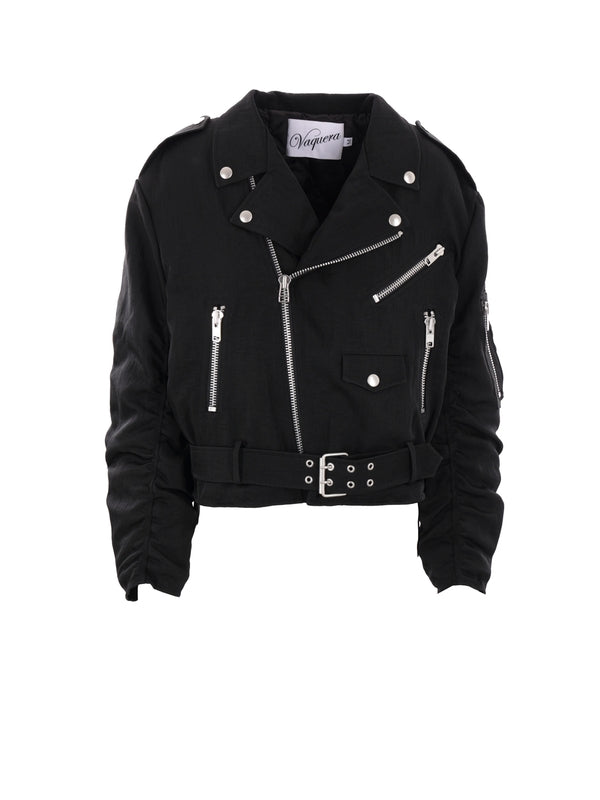 Nylon Biker Jacket