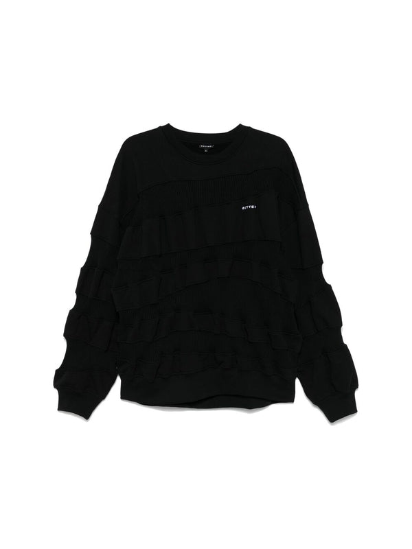 Panel Detail Cotton Sweatshirt