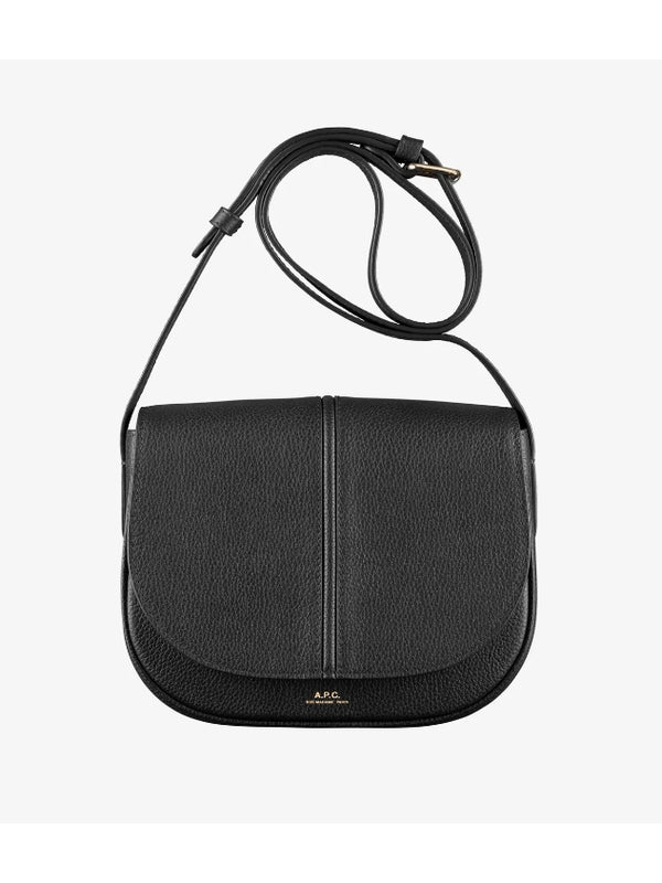 Betty Logo Flap Leather Shoulder Bag