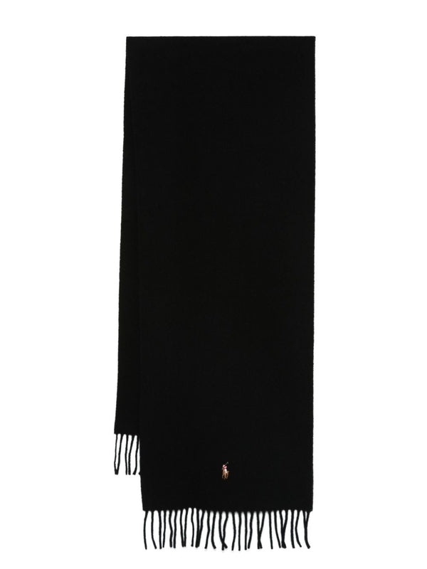 Polo Ralph Lauren Black Wool Mufflers