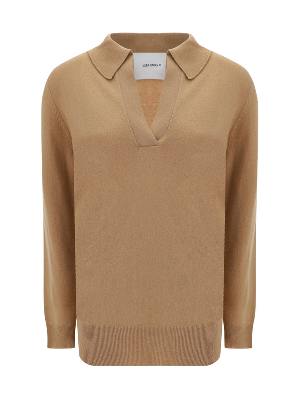 Josefine Cashmere Polo Shirt