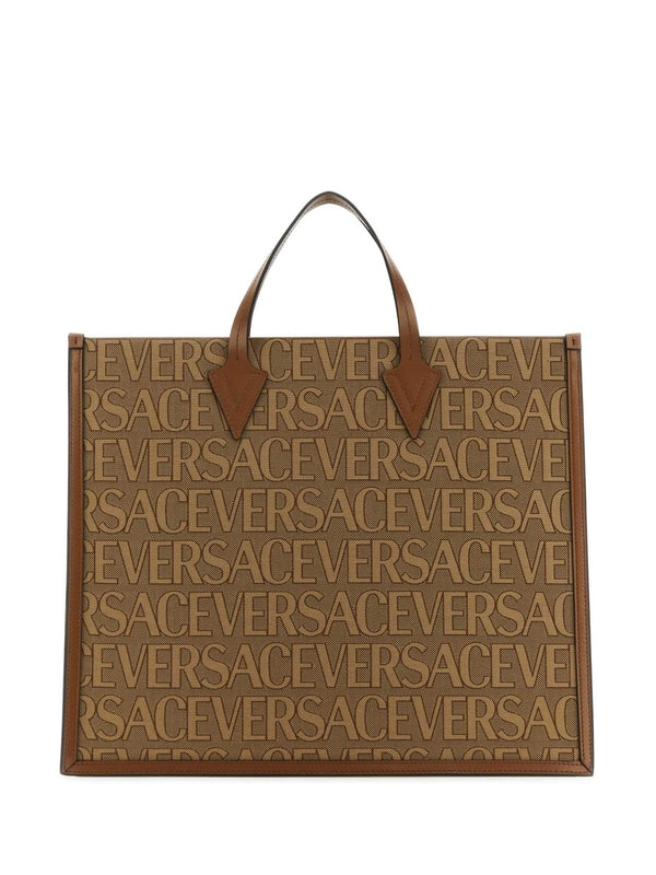 Versace Brown Tote Bags