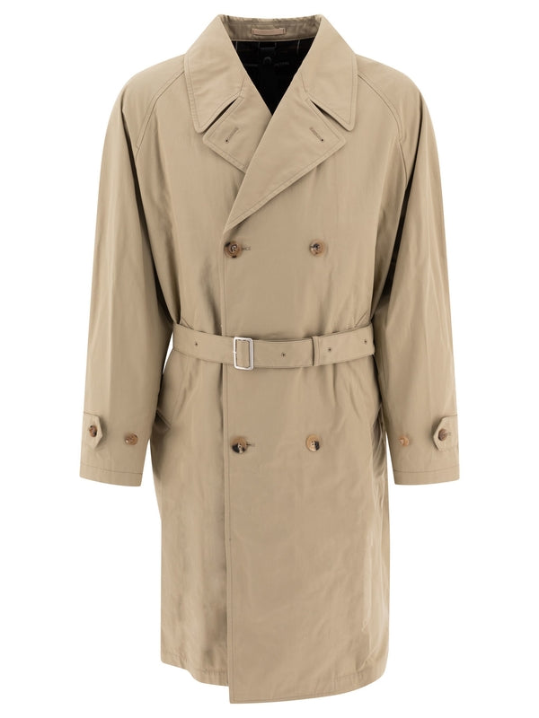 Double Breasted Cotton Trench Coat