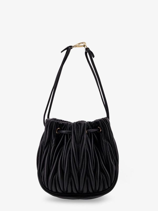 Matelassé Nappa Leather Bucket Bag