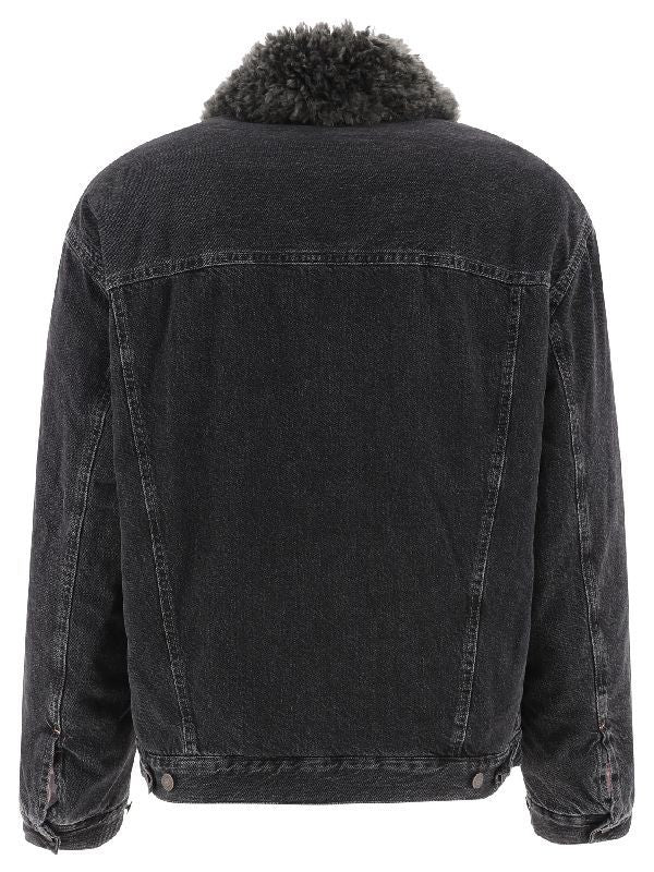 Shearing Collar Denim Jacket