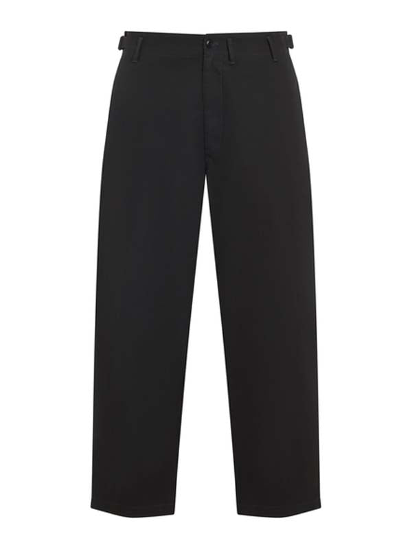 Carrot Straight Cotton Pants