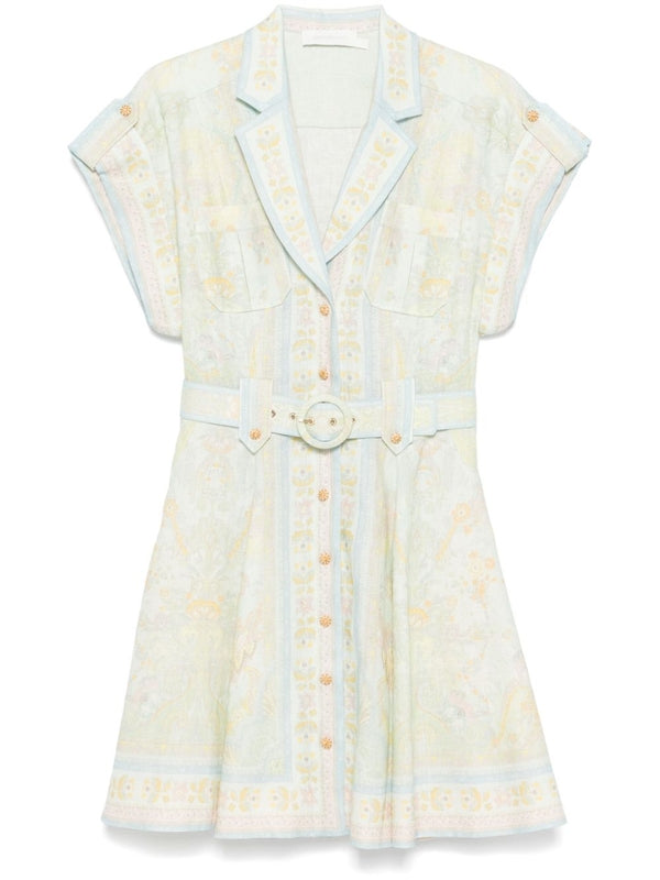 Acacia Printed Linen Dress