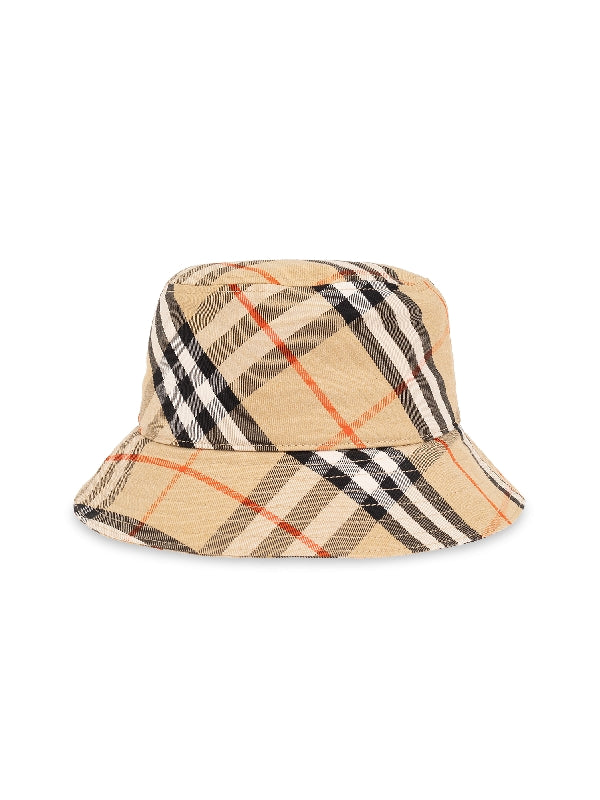 Check Cotton
  Blend Bucket Hat