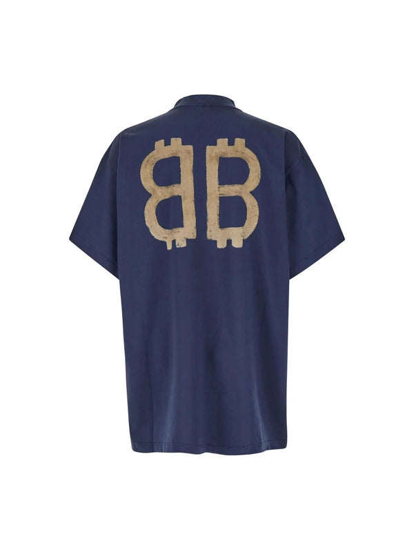 Bbロゴプリント半袖Tシャツ