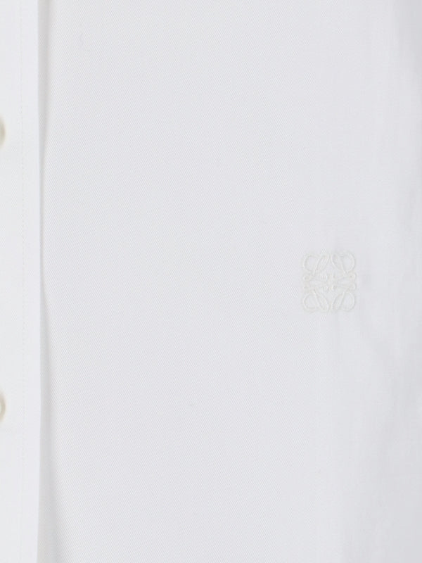 アナグラムロゴディテールコットンシャツ